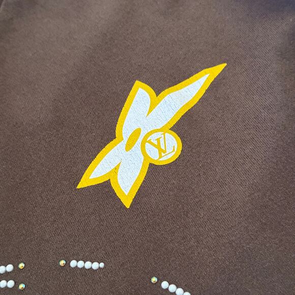 Size M - Louis Vuitton Washed Embellished Cotton T-Shirt - Picture 5 of 13